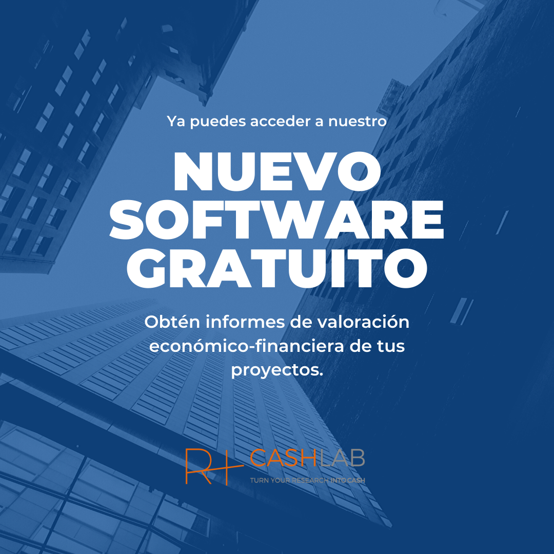 Ya puedes valorar tus proyectos con el software Research+ Cash: te explicamos cómo funciona